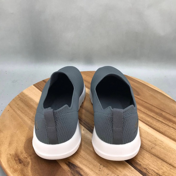 Skechers Go Walk Max Walking Shoes Mens 10 Extra Wide Gray Knit Slip On Low Top - Picture 4 of 9